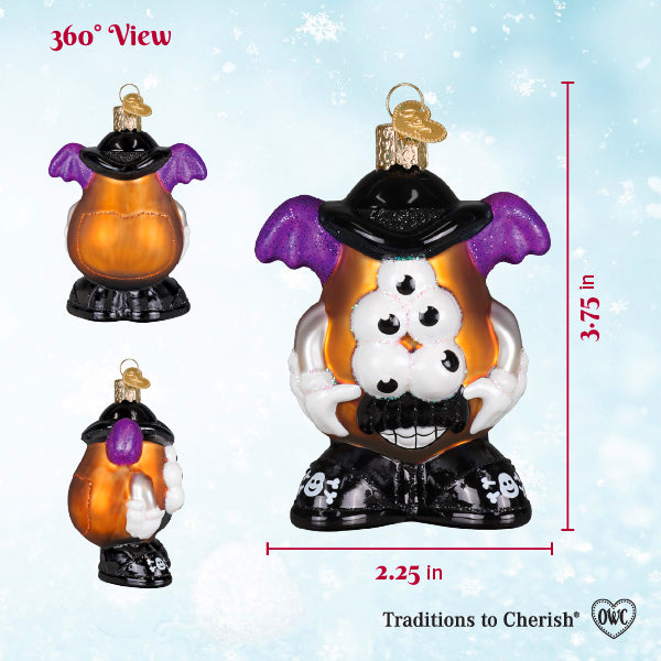 Old World Christmas Mr. Potato Head Halloween Ornament