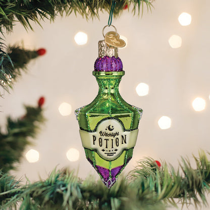 Old World Christmas Potion Bottle Halloween Ornament