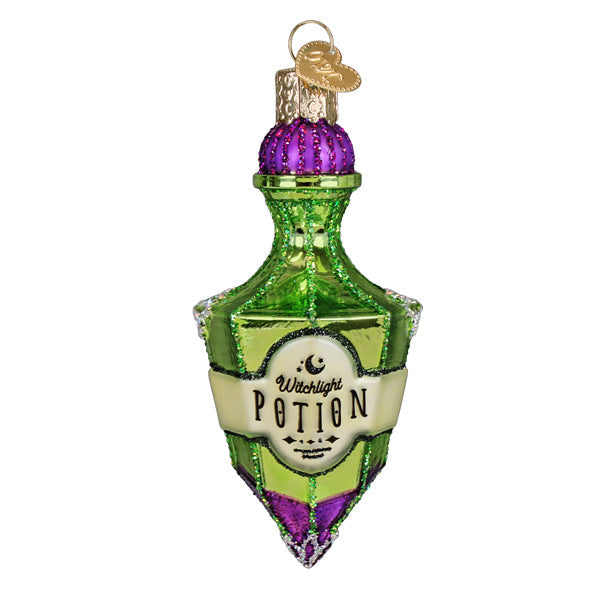 Old World Christmas Potion Bottle Halloween Ornament