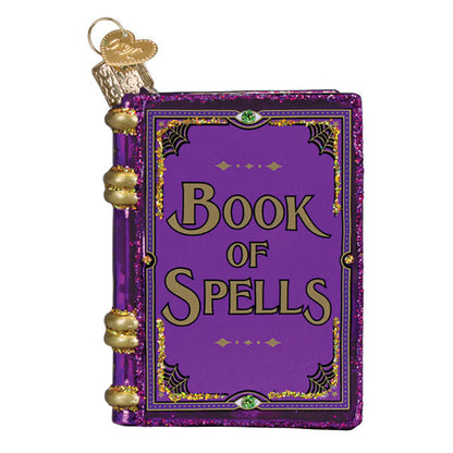 Old World Christmas Book Of Spells Halloween Ornament