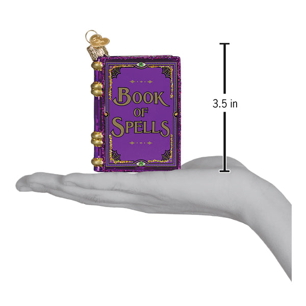 Old World Christmas Book Of Spells Halloween Ornament