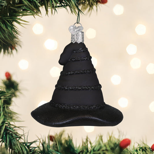 Old World Christmas The Green Witch's Hat Halloween Ornament