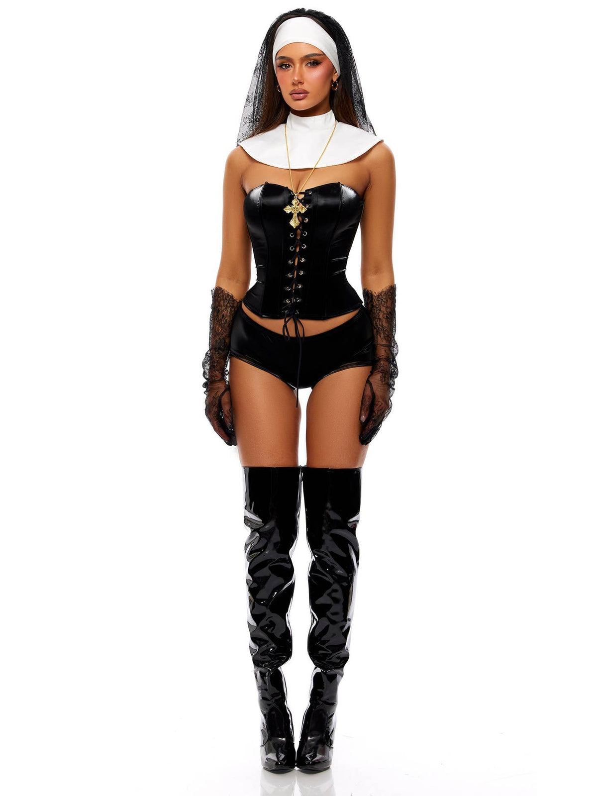 Midnight Confession Women's Sexy Nun Costume | NYC Halloween Costume Shop | Sexy Costume for Women