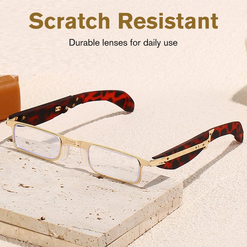 Foldable Anti-Blue Light Reading Glasses with Case
