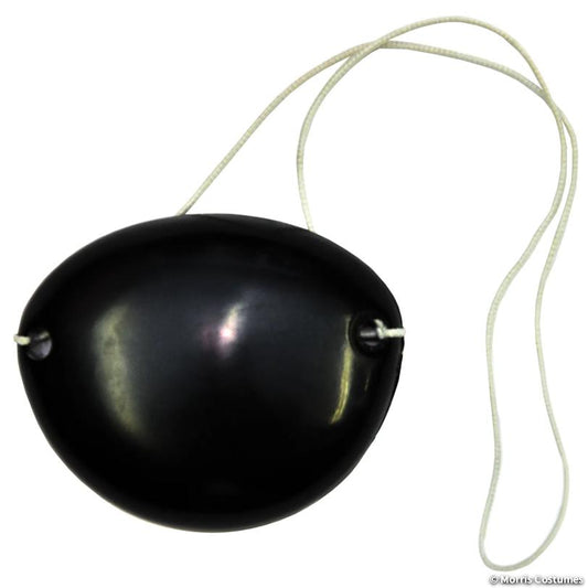 2" x 1 1/2" Black Plastic Eyepatch - Pirate Accessory | Costume Accessory NYC | Cosplay Accessories