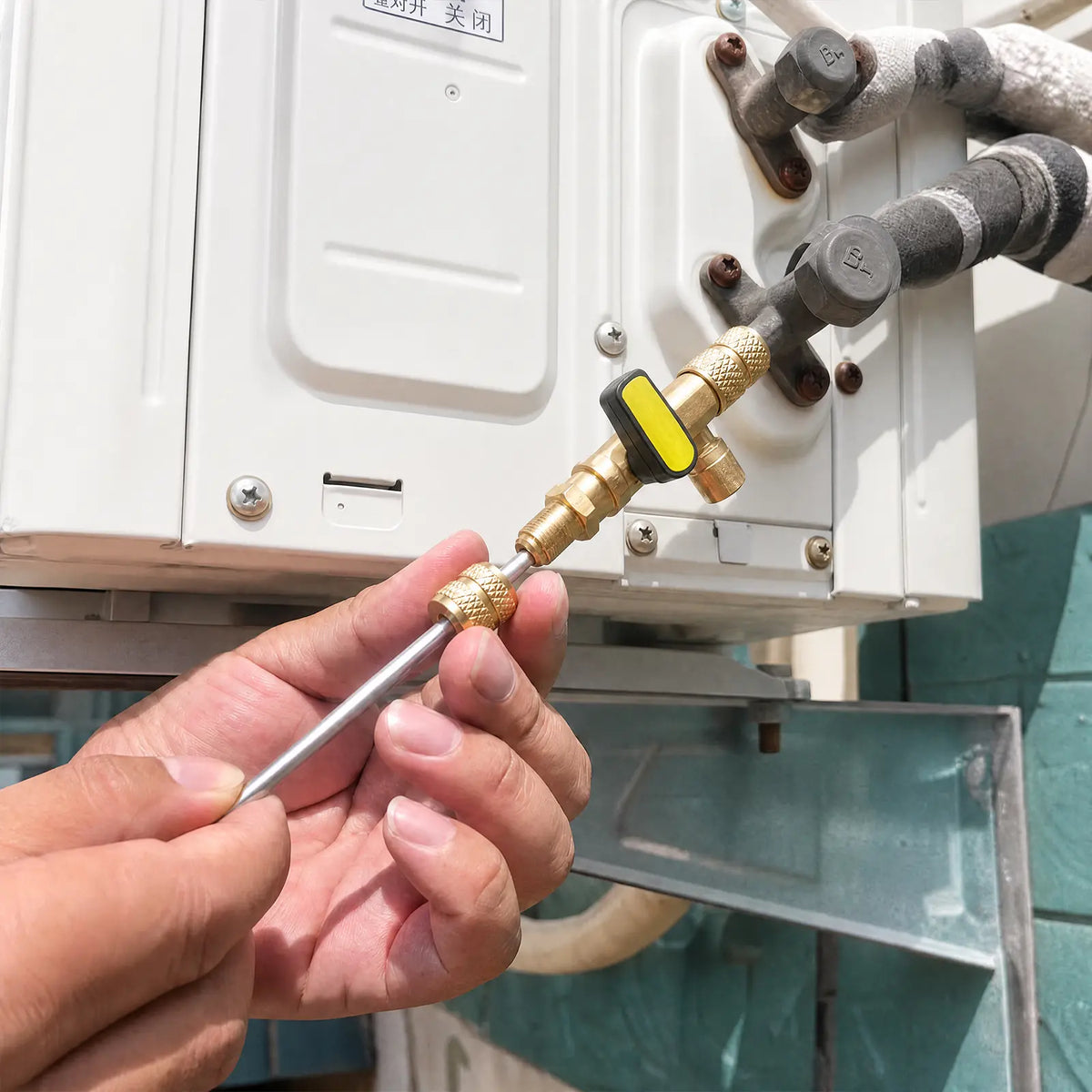 🔧 50% OFF Dual-Size AC Valve Core Remover & Installer Kit 1/4' & 5/16' SAE