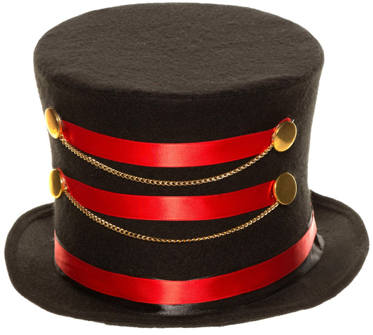 Ringmaster Top Hat | NYC Costume Hat | Costume Headwear Shop