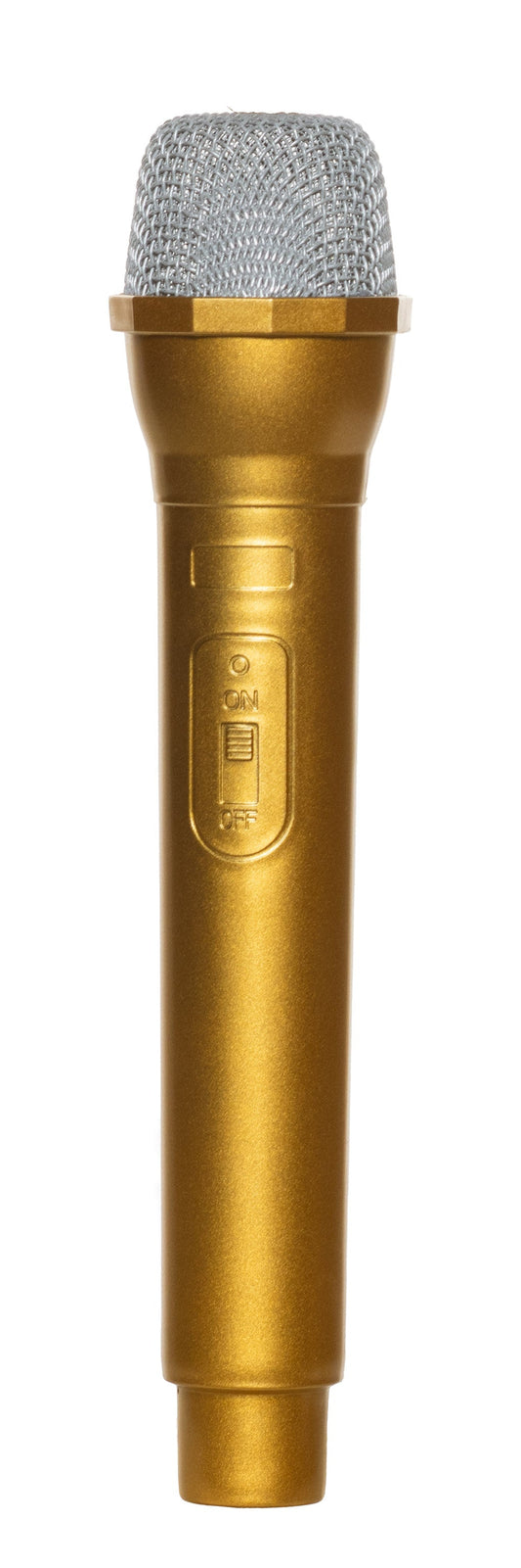 Gold Microphone Prop | Haunted House Prop NYC | Halloween Prop Store