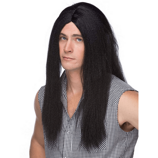 Unisex 20' Parted Straight Wig