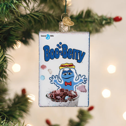 Old World Christmas Boo Berry Box Halloween Ornament