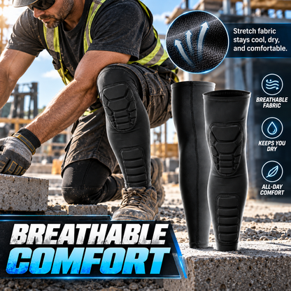 Play Harder, Stay Injury-Free! Pro Honeycomb Full-Leg Guard 🏀🛡️