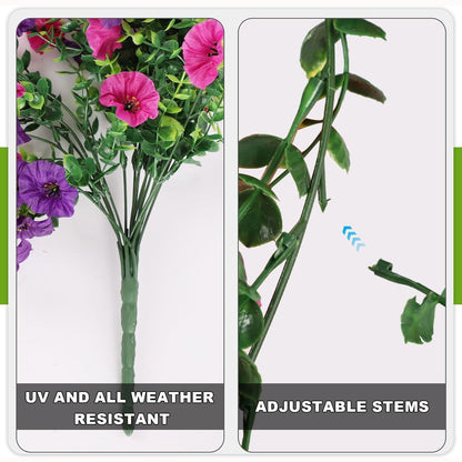 🌺 UV Resistant Hanging Artificial Morning Glory Vine 💖