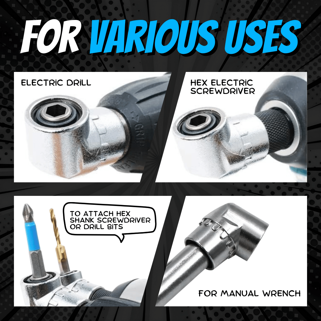 ✈Buy 6 Free Shipping🔧105 Degree Right Angle Drill Adapter