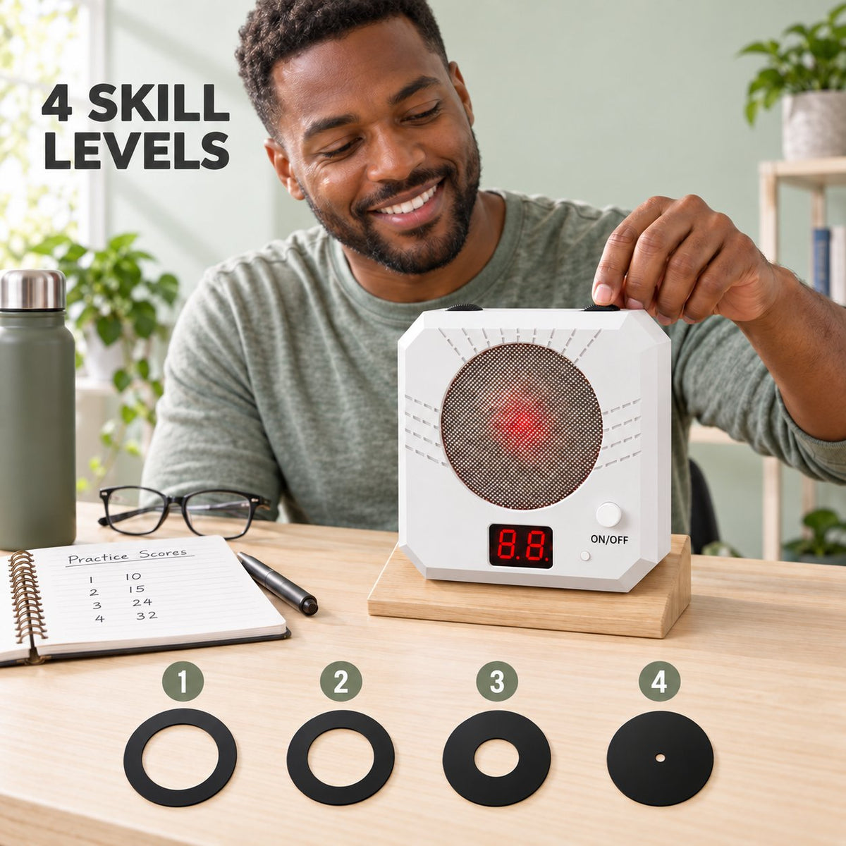 🔥 Limited-Time 50% OFF 🎯 Rechargeable Electronic Laser Training Target with Instant Hit Feedback & Magnetic Mount