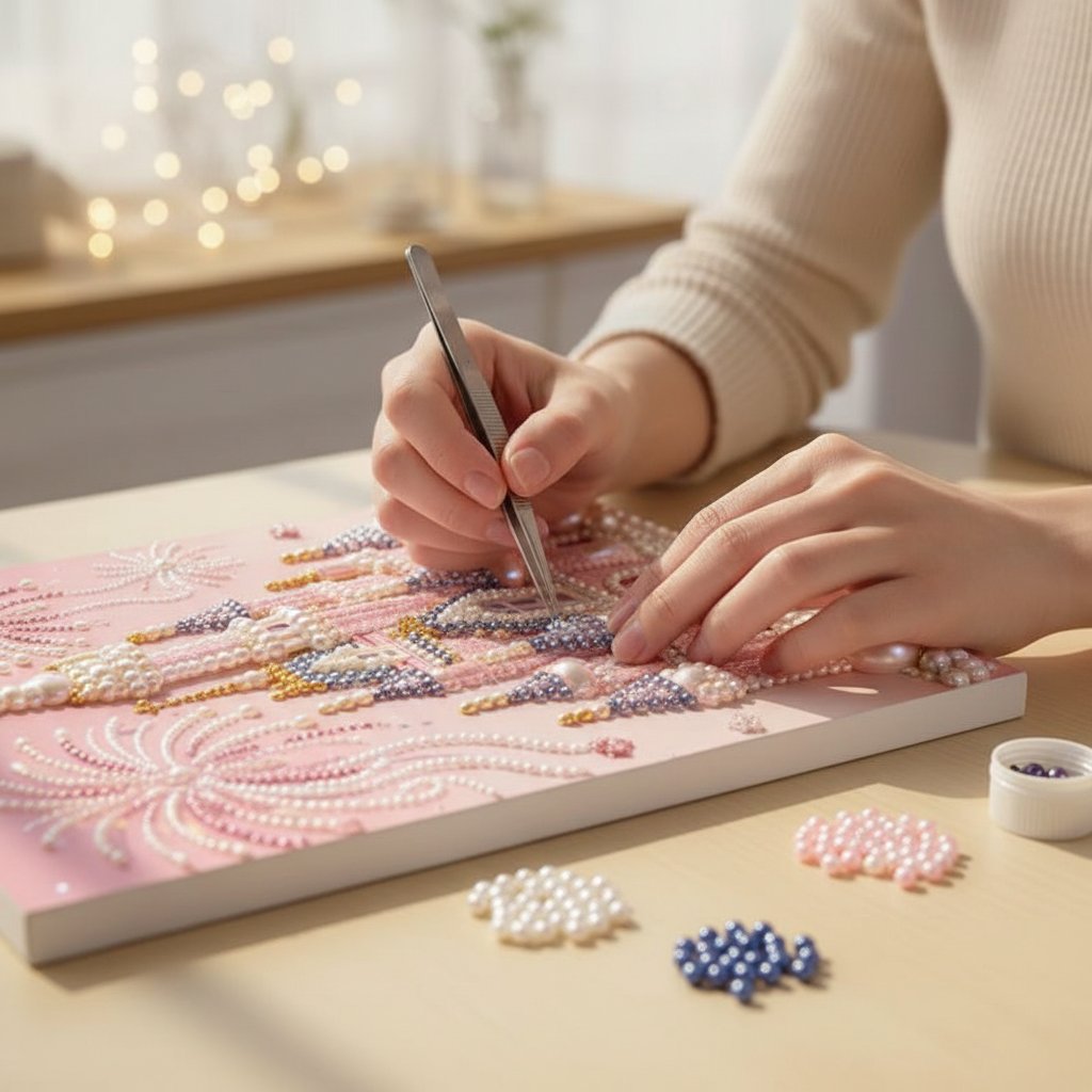 ⚡️Buy 2 Free Shipping🏰✨DIY Beaded Art Kit - Castle Pearl Painting