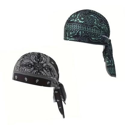 🌸 Paisley Cooling Headscarf Cap Set – Stay Cool & Chic All Summer! ☀️😎