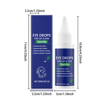 🏆Flash Sale⚡ 50K+ SOLD! 🐶Eye Drops for Cat & Dog, Prevent Tear Stains Remove Dirt