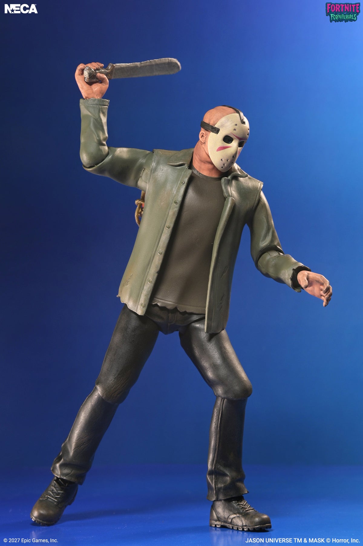 Friday the 13th X Fortnite- 7" Action Figure - Jason Voorhees | Horror Collectible Gift | NYC Halloween Store