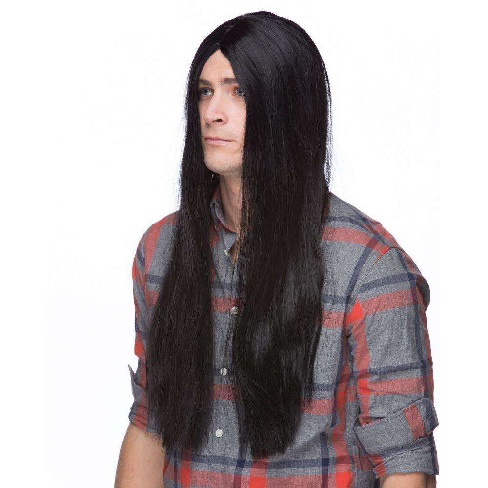 Unisex 26' Parted Long Hair Grunge Wig