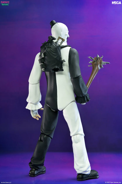 Terrifier X Fortnite - Art the Clown 7" Scale Action Figure | Horror Collectible Gift | NYC Halloween Store