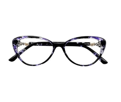 CAT EYE WITH PEARL HINGE PROGRESSIVE MULTIFOCAL READING GLASSES