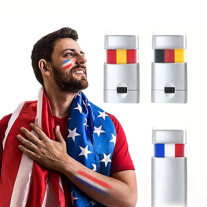 🎉National Flag Face Paint Stick for Sports Fans ⚽