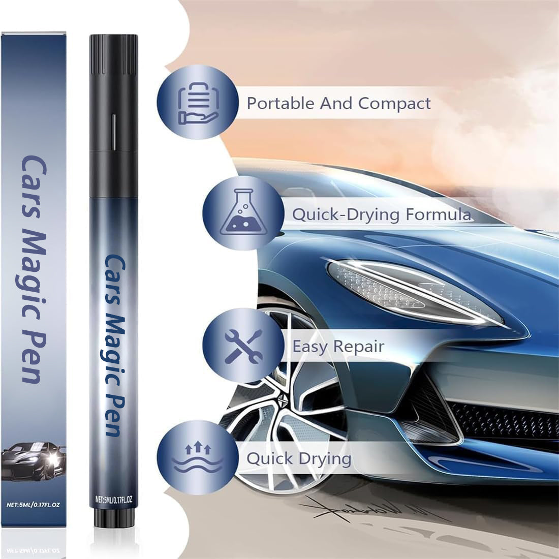 🚗✨Magic Car Scratch Removal Pen | Easy DIY Auto Paint Touch-Up🛠️🍂