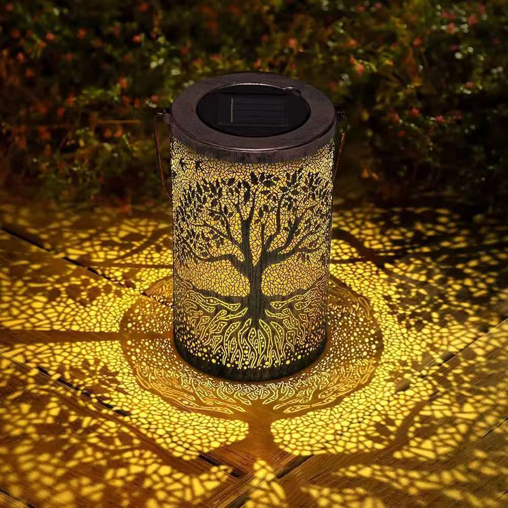 Colorful Sunflower Glow Solar Garden Lantern