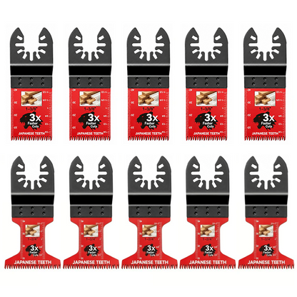 🪚 49% OFF Today Only – Japanese-Tooth Oscillating Saw Blades, Universal Fit, 10–50 Pcs