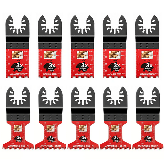 🪚 49% OFF Today Only – Japanese-Tooth Oscillating Saw Blades, Universal Fit, 10–50 Pcs