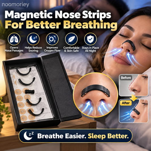 Magnetic Nasal Support Strips – External Breathing Aid for Sleep, Travel & Daily Comfort