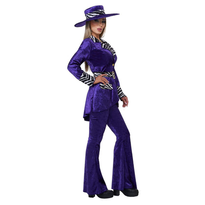 Royal Hustla Pimp Women's Costume | Womens Halloween Costume NYC | Cosplay Costume Shop