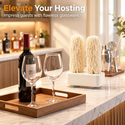 💯 Wine Glass Polisher & Glassware Dryer