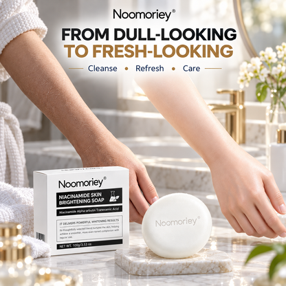 🔥 50% OFF Niacinamide Brightening Soap Bar – Gentle Body Cleanser for Smooth, Radiant Skin
