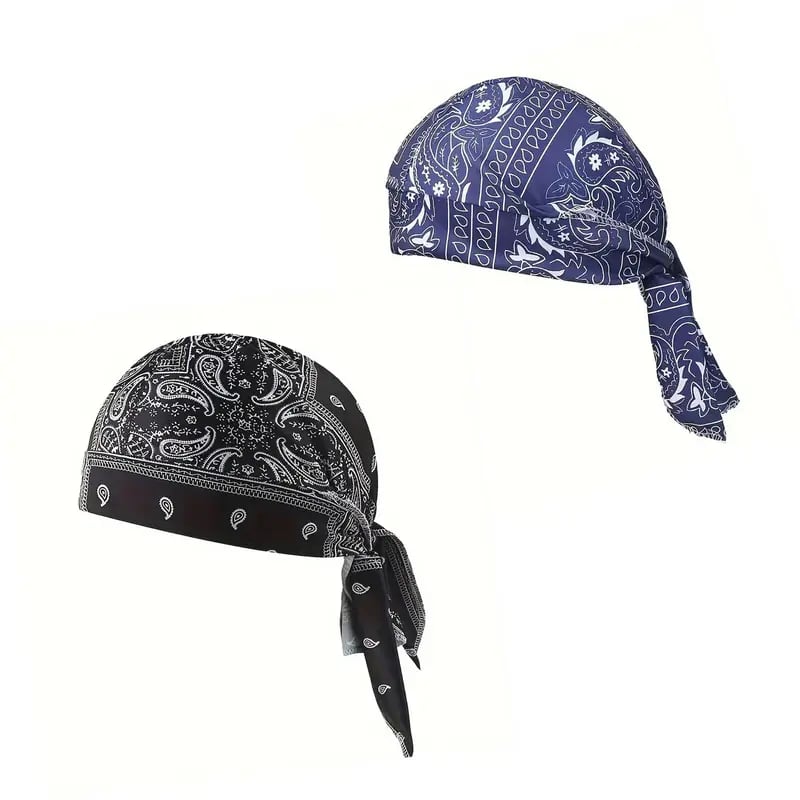 🌸 Paisley Cooling Headscarf Cap Set – Stay Cool & Chic All Summer! ☀️😎
