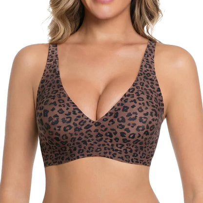 🏆Flash Sale⚡60K+ SOLD! Almost Gone💥💕Jelly Wireless Womens Comfortable Wireless Bras∣Push Up Bralettes∣Seamless Tshirts Bras∣Deep V