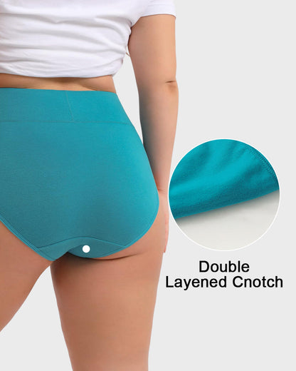 🔥Limited Time 70% Off✨Full-Figured High-Waisted Comfort Underwear 4-Pack