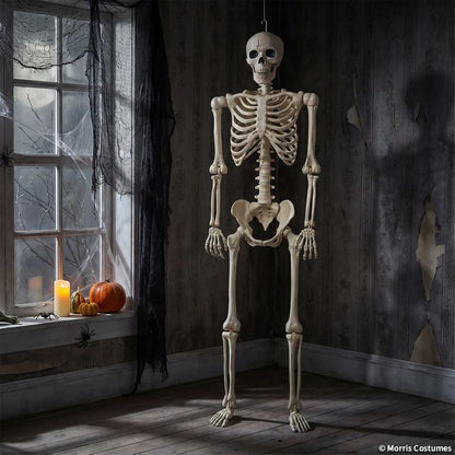 60" POSE-N-STAY Skeleton Decoration | Haunted House Prop NYC | Halloween Prop Store