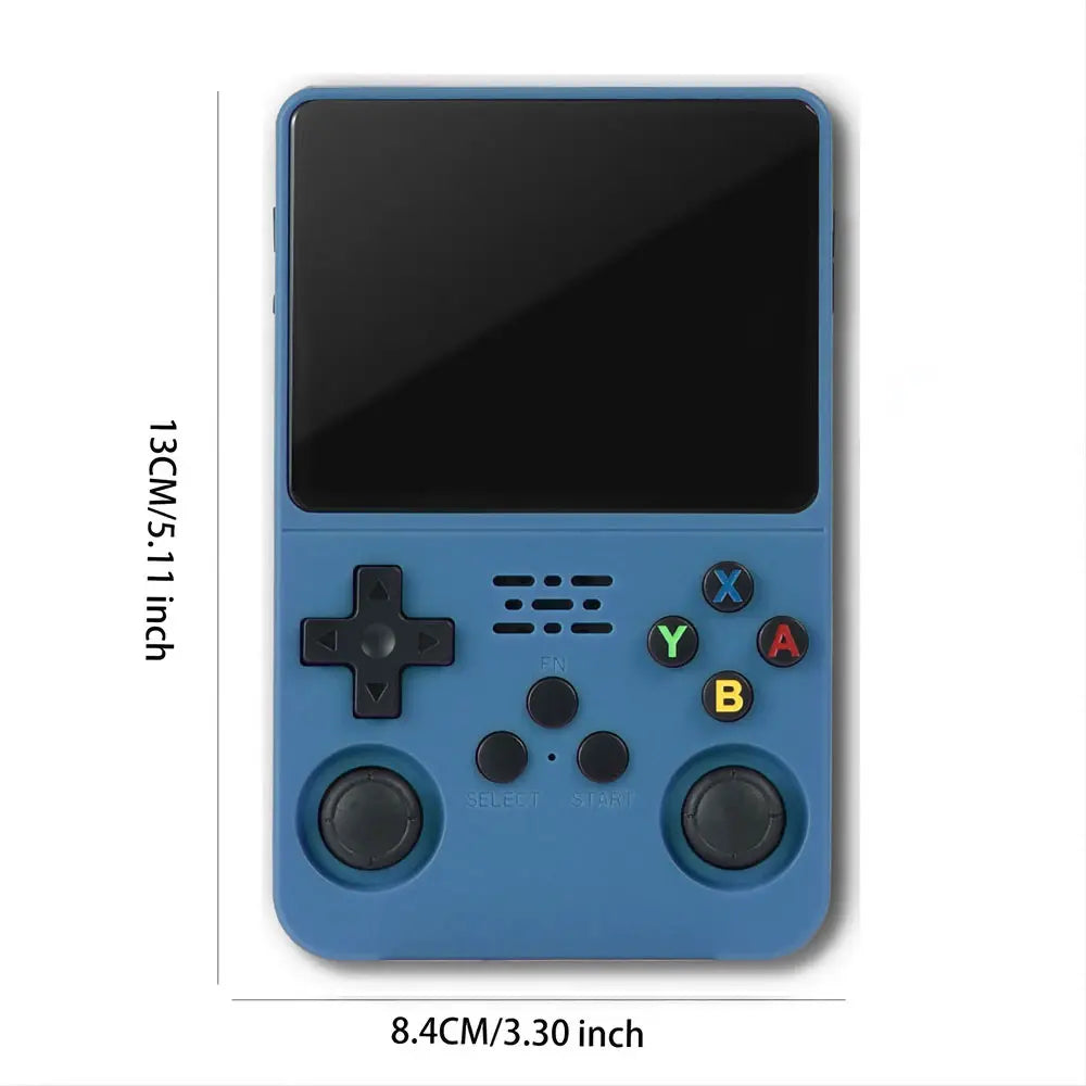 R36S Retro Handheld Game Console – 3.5' IPS Screen, Linux System, 3000mAh Battery, Preloaded Games