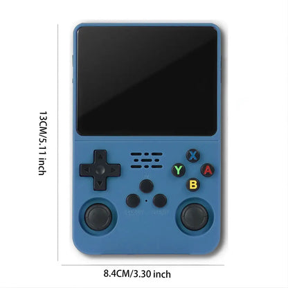R36S Retro Handheld Game Console – 3.5' IPS Screen, Linux System, 3000mAh Battery, Preloaded Games
