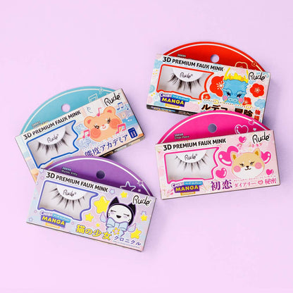 Chibi Manga Premium - 3D Faux Mink Lashes | Costume Makeup NYC | SFX Makeup Shop