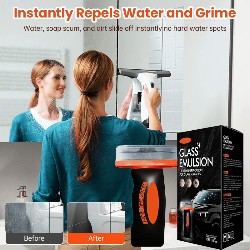 🔥LAST DAY 48% OFF - Glass Oil Film Cleaner