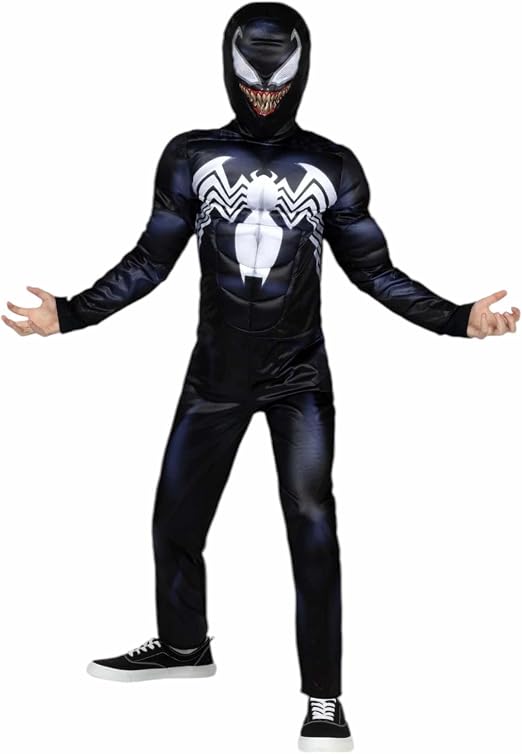 Sinister Symbiote: Deluxe Child Venom Costume | Kids Halloween Costume NYC | Child Cosplay Costume