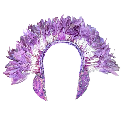 Royal Feather Carnival Neck Piece by Abraham Poderoso | NYC Costume Shop | Halloween & Cosplay Store