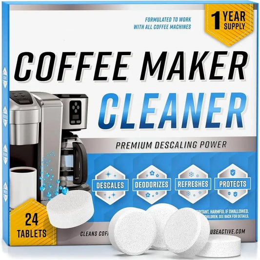🔥2026 HOT SALE-49% OFF💦Coffee Machine Cleaner Descaler Tablets - 24 Count