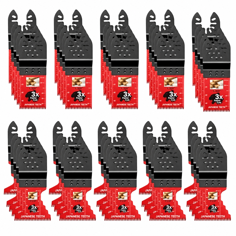 🪚 49% OFF Today Only – Japanese-Tooth Oscillating Saw Blades, Universal Fit, 10–50 Pcs