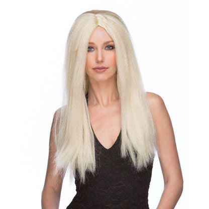 Unisex 20' Parted Straight Wig