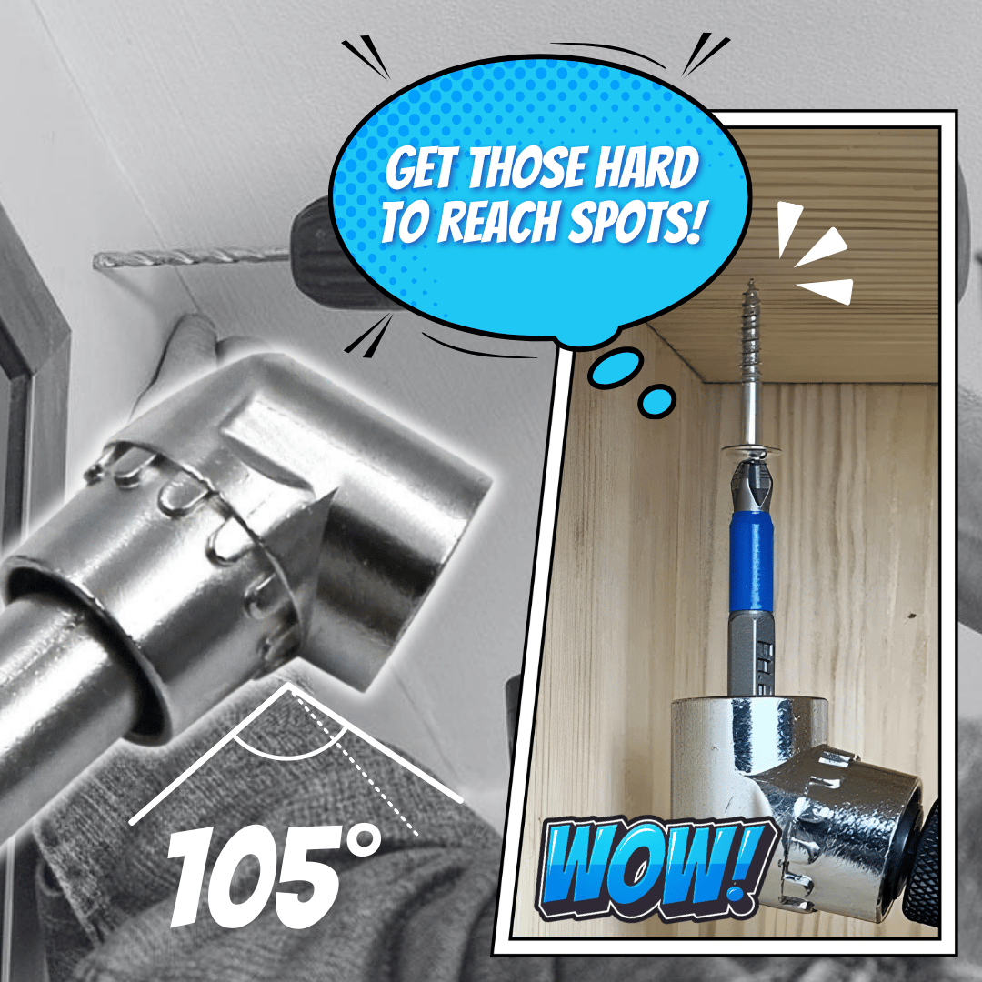 ✈Buy 6 Free Shipping🔧105 Degree Right Angle Drill Adapter