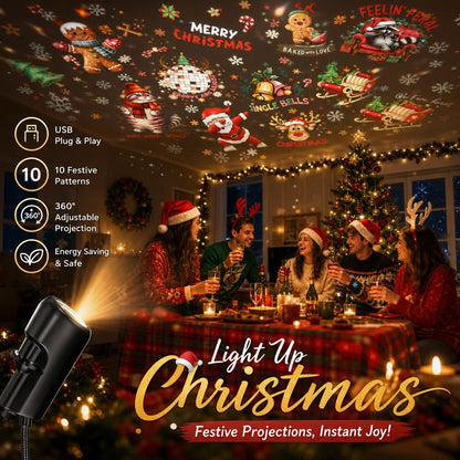 HD Christmas Projector – 6 or 10 Festive Scenes!!!