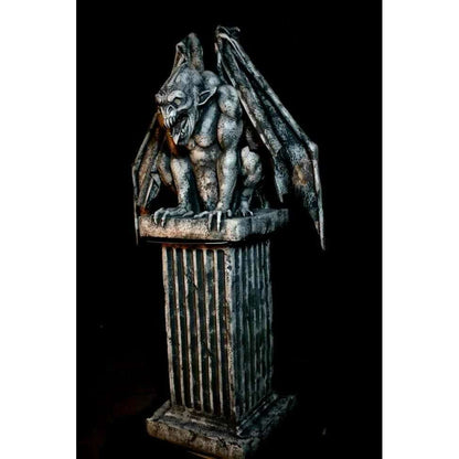 7' Gargoyle w/ Expandable Wings & Fog Breath Electric Animatronic Prop